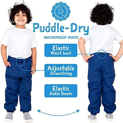 JAN JUL Waterproof Rain Pants for Boys