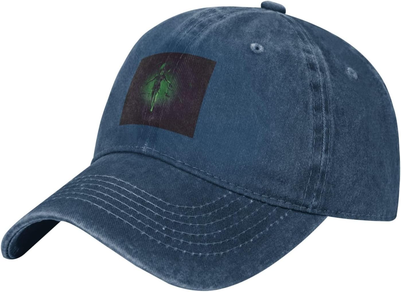 Adjustable Baby Hat Distressed Denim