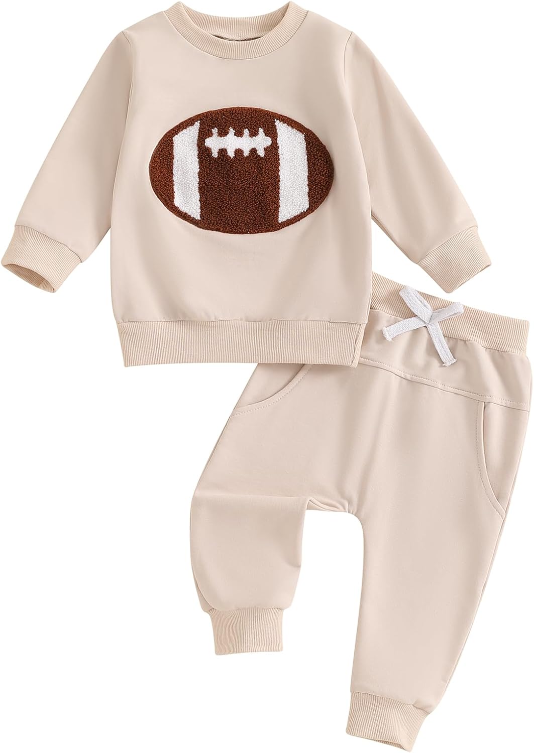 Muasaaluxi Toddler Boy Football Outfit Comfort Style