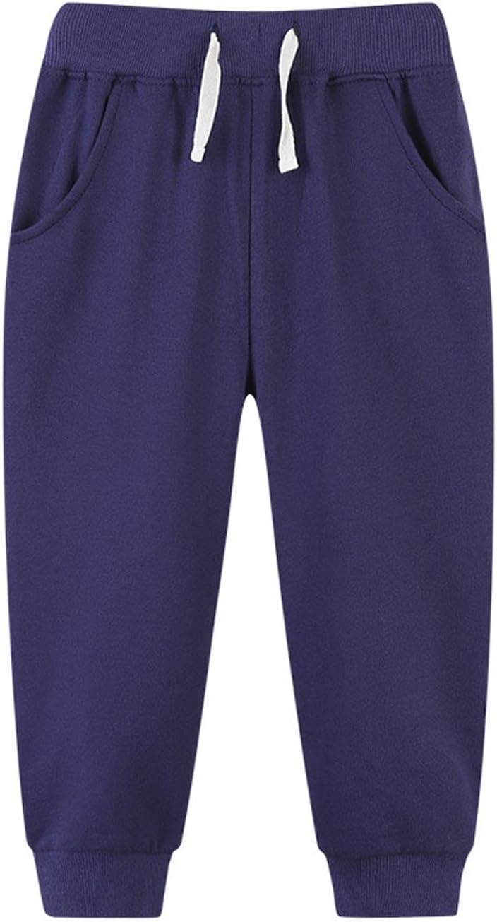 Azrian Toddler Kids Baby Boys Girls Sweatpants Elasticized Waistband Casual Jogger Pants