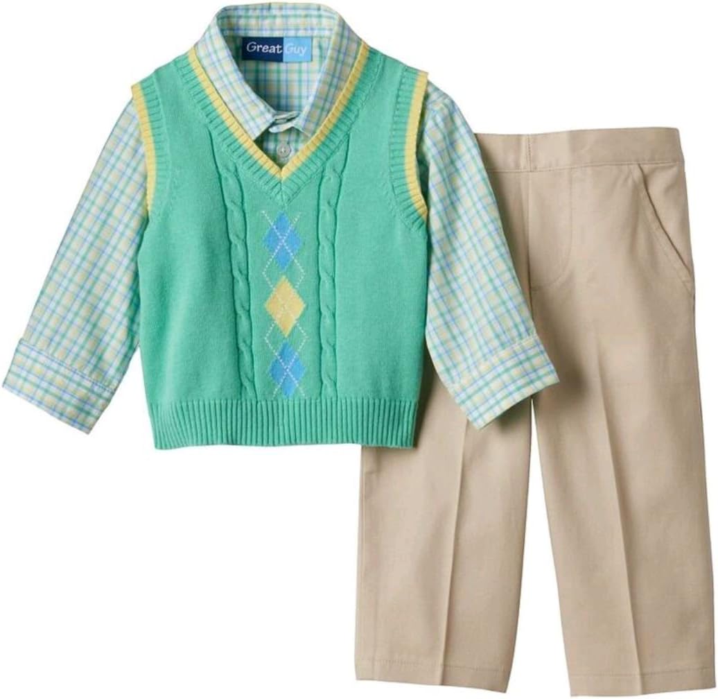 Great Guy Boyssensor vest shirt pants set