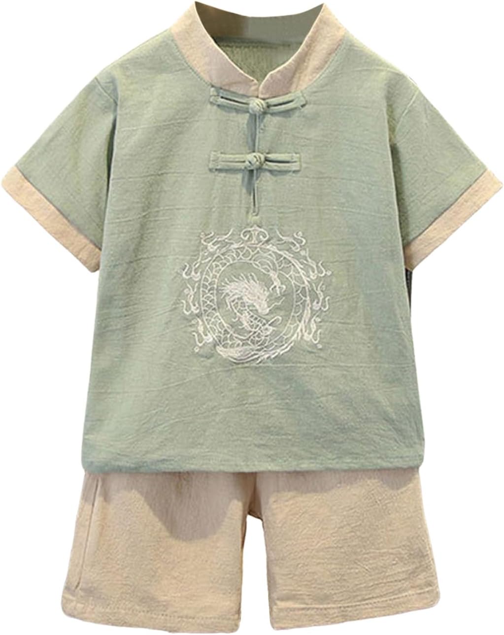 Generic Toddler Boys Chinese Tang New Year Clothing Outfit
