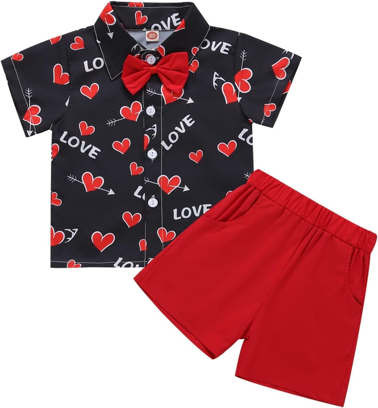 Sinda Toddler Boy Valentines Day Set