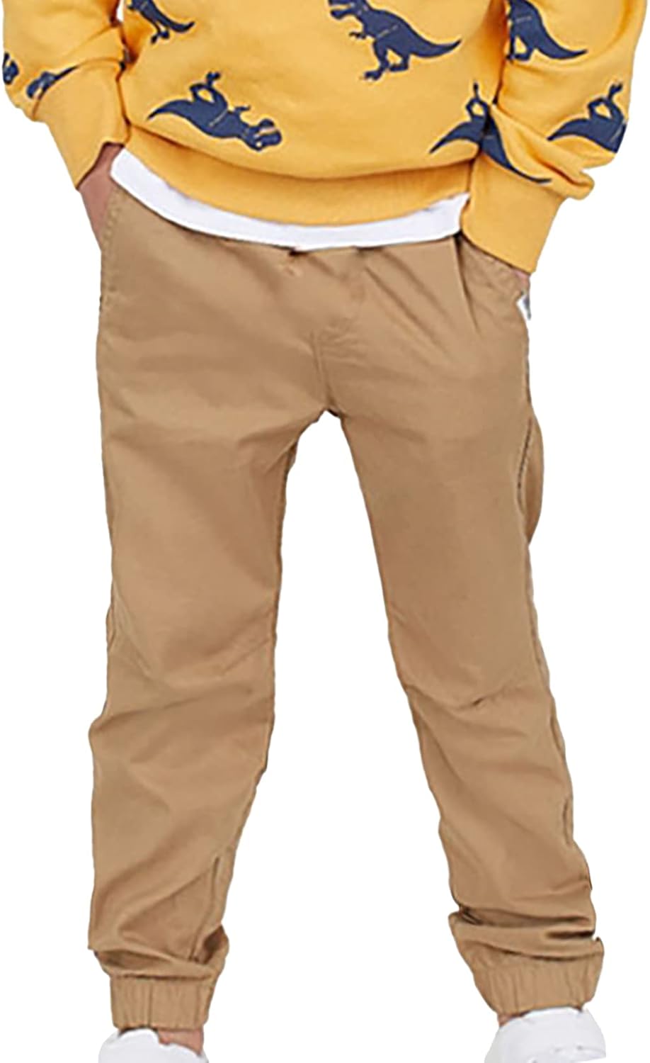 toddler boys cargo chino jogger pants QinCiao comfortable-fit durable stylish