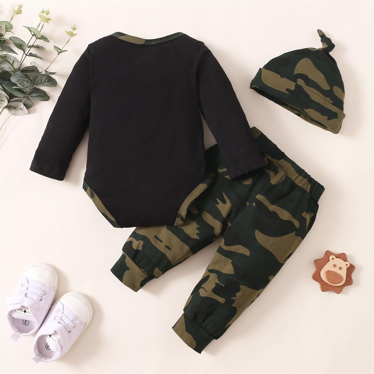3-Month Toddler Boys Cotton Long Sleeve Top and Trousers Set