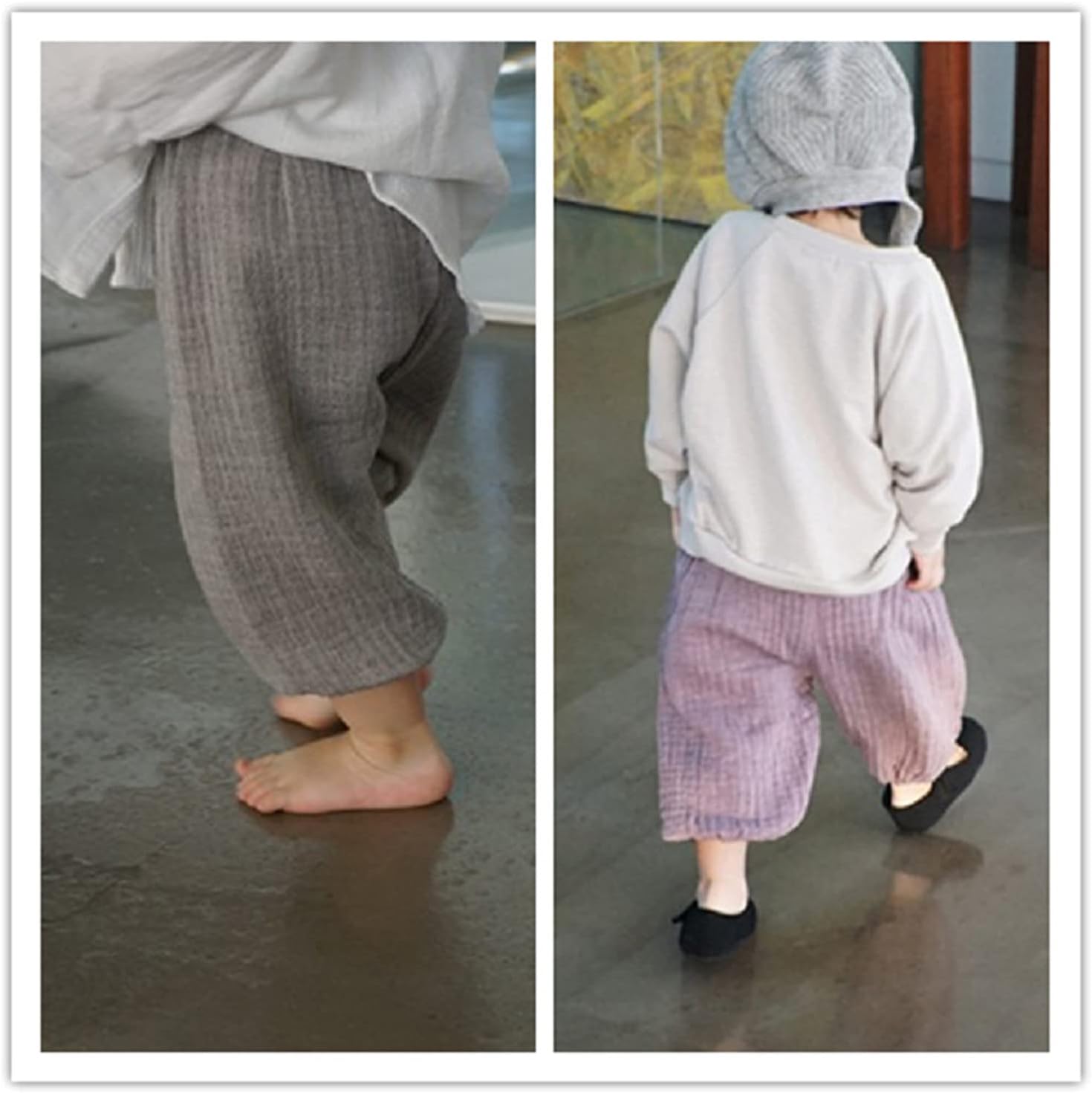 Stretchy Casual Cotton Pants for Toddler Boys Girls