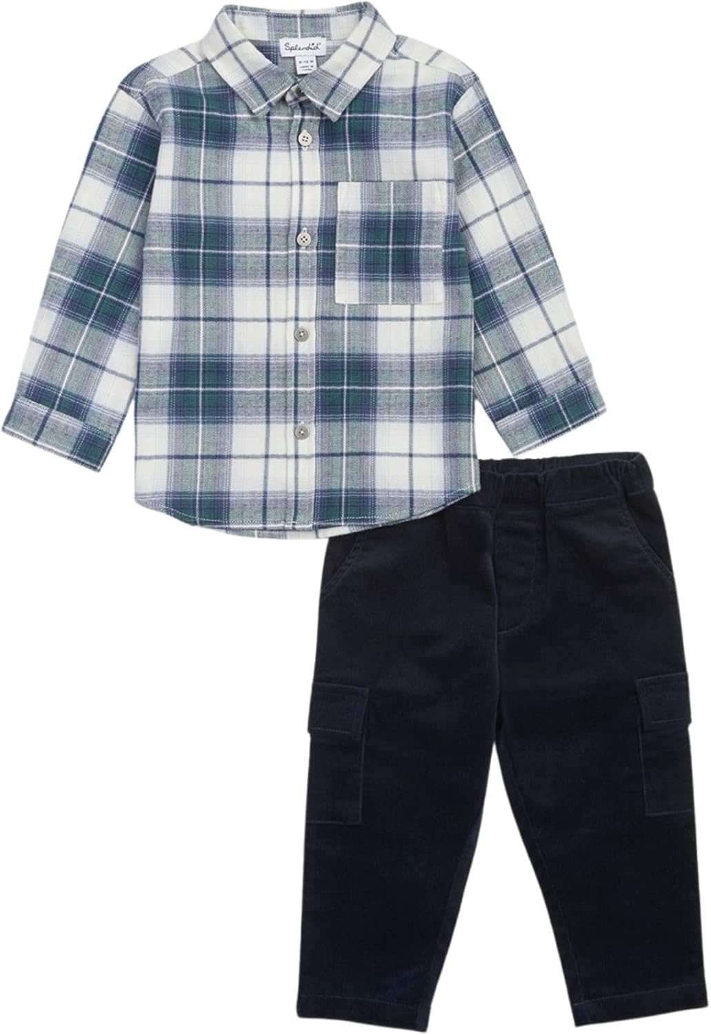 Splendid Flannel Set for Babies Cowboy