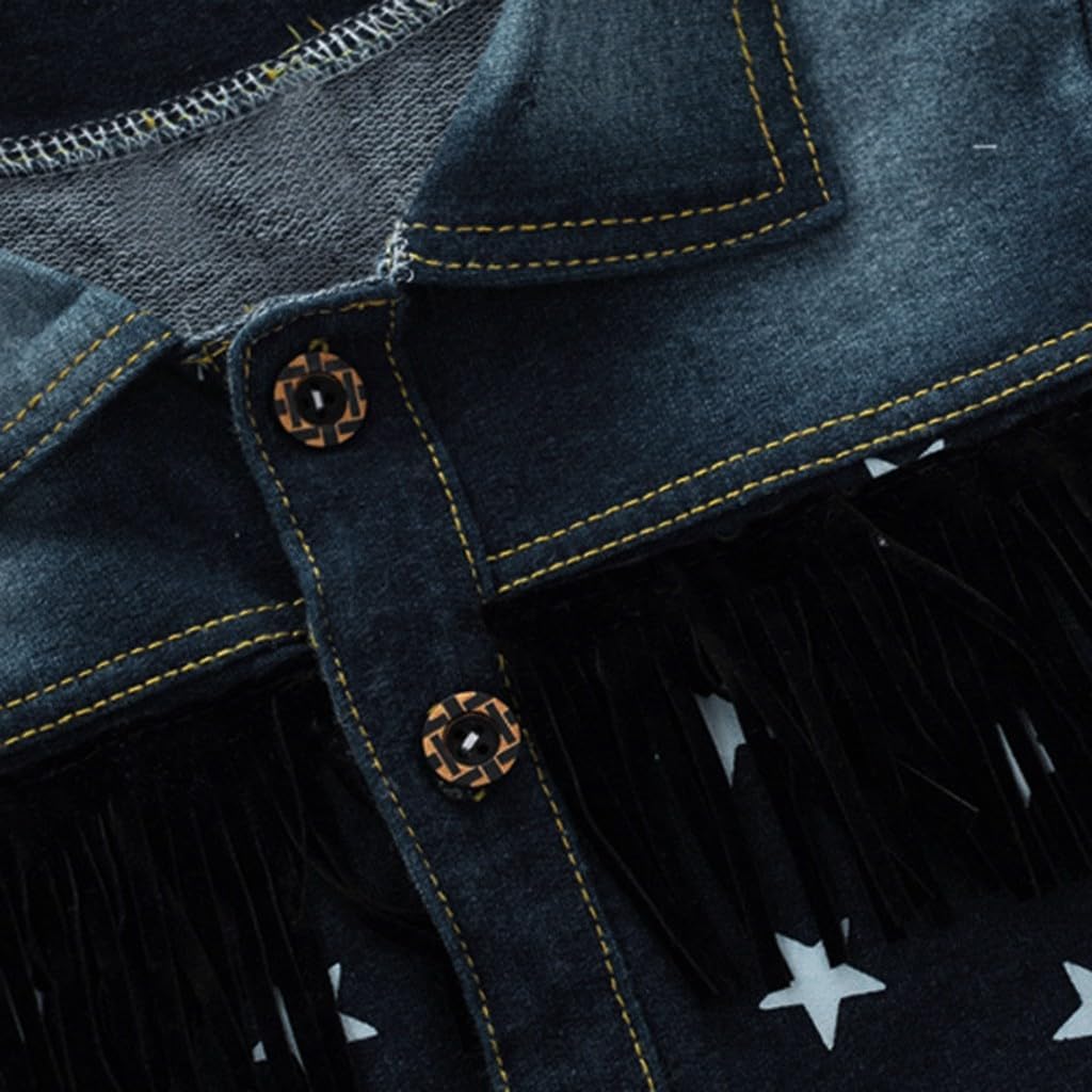 3-Piece Complete Denim Jacket for Boys Fall Winter Style