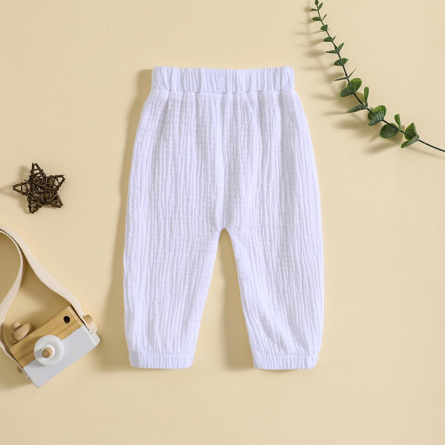 Ultra-soft cotton combinations toddler boys girl drawstring waistpants