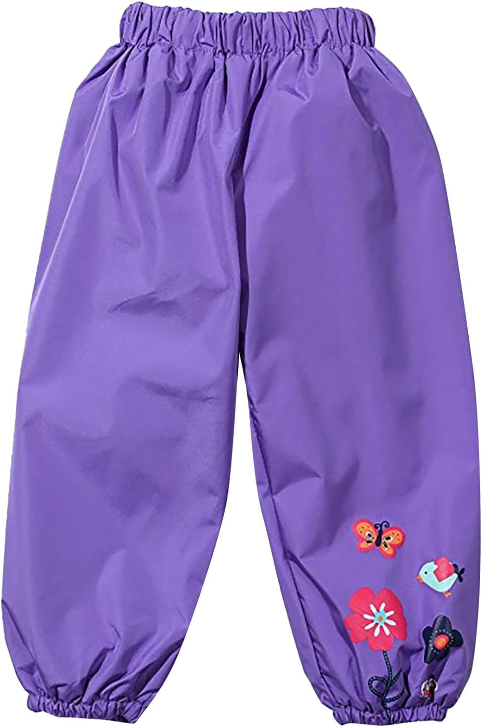 Toddler Elastic Waist Waterproof Rain Pants Stretchy waterproof 3-12 mo