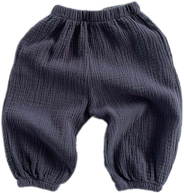 LNICEAR Toddler Boys Pants Comfy Cotton Linen Casual Trousers