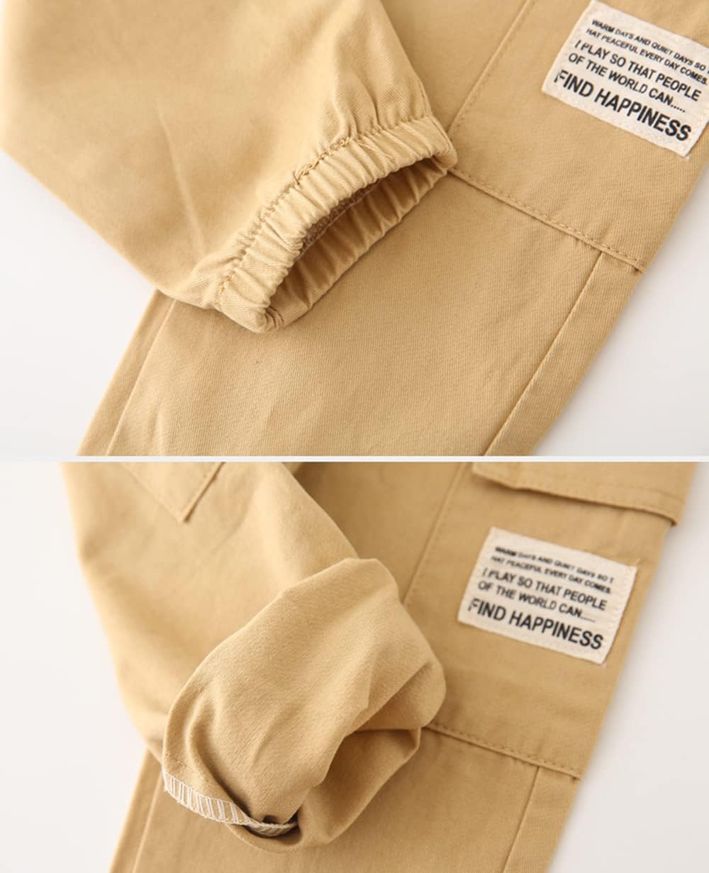 BUniC Feidoog Toddler Boys Cotton SolidPants