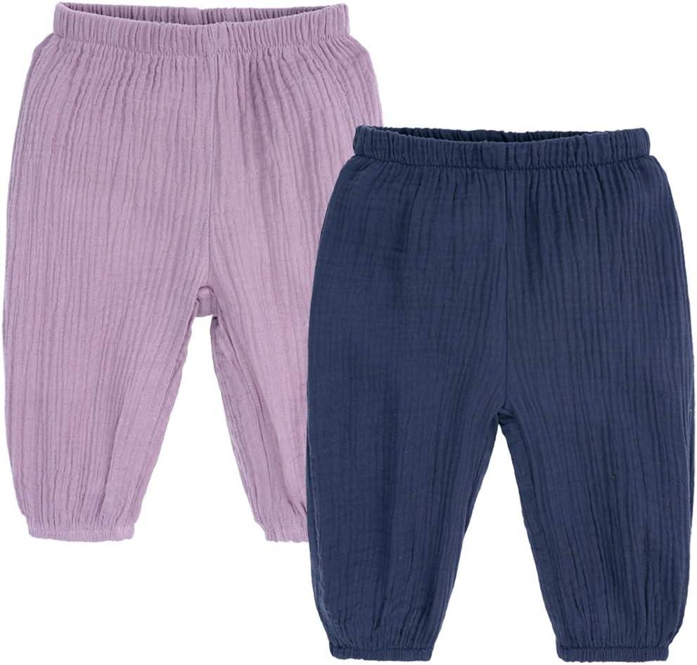 MYGBCPJS 2 Pack Toddler Ankle Pants for Kids