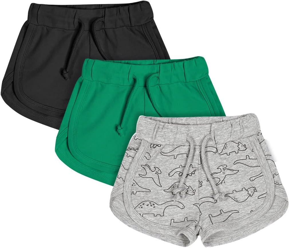 Teach Leanbh 3 Pack Toddler Athletic Shorts