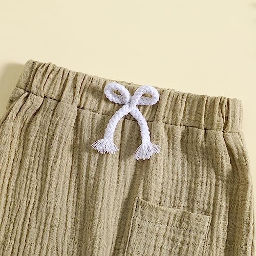 Pudcoco Toddler Cotton Pants