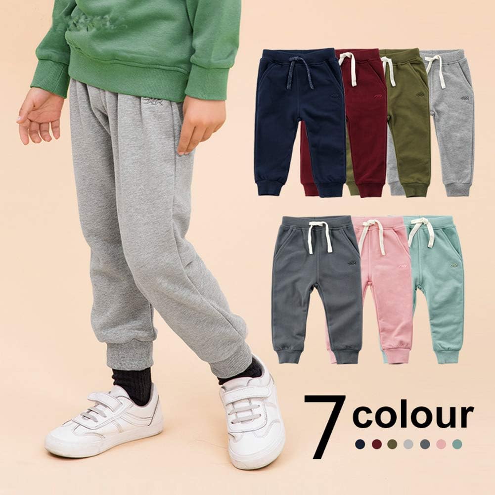 Teach Leanbh Toddler Jogger Pants with Drawstring 1-6T
