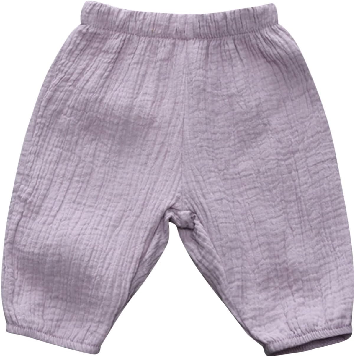 Dkygxwt Toddler Elastic Harem Pants