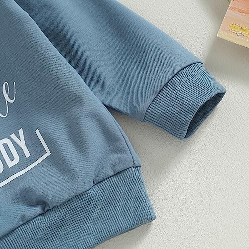 Toddler Fall Clothing Set Little Dude Dad Letter Sweatsuit Toddler Boys Fall Fashion