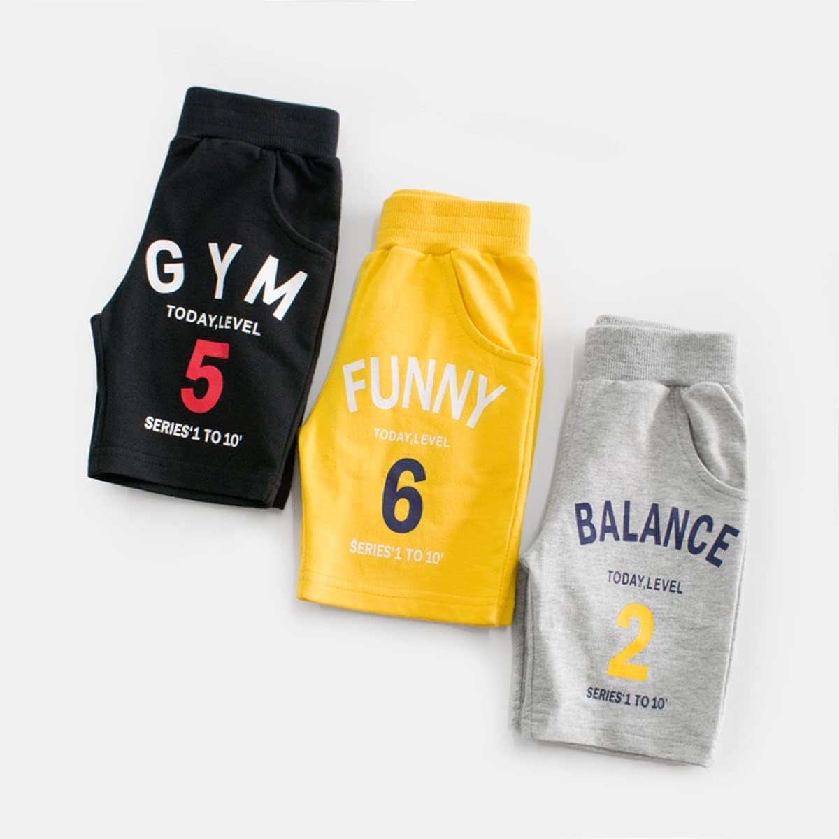 believerss summer 2 pack cotton shorts for boys and girls