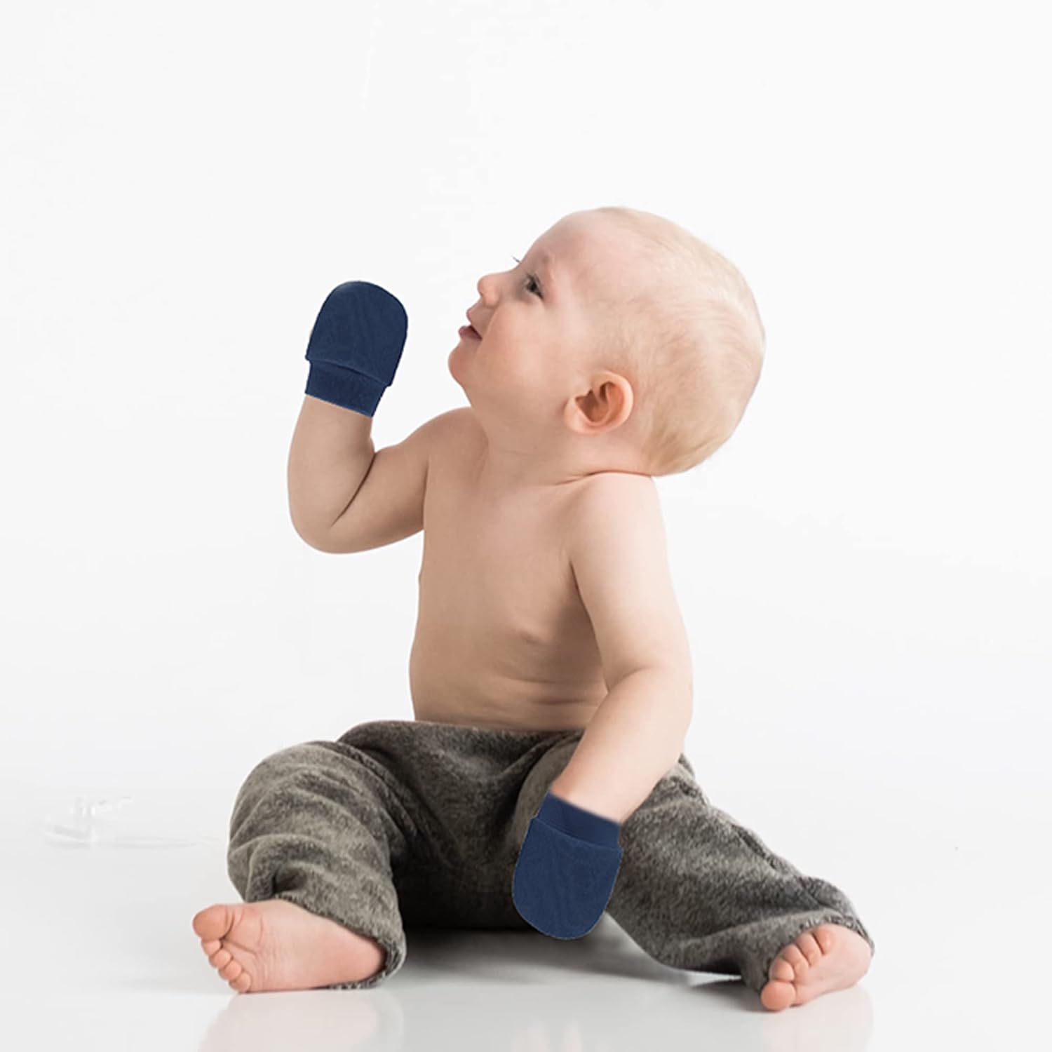 Perfect for Newborns Soft Cotton No Scratch Mitten for Babies