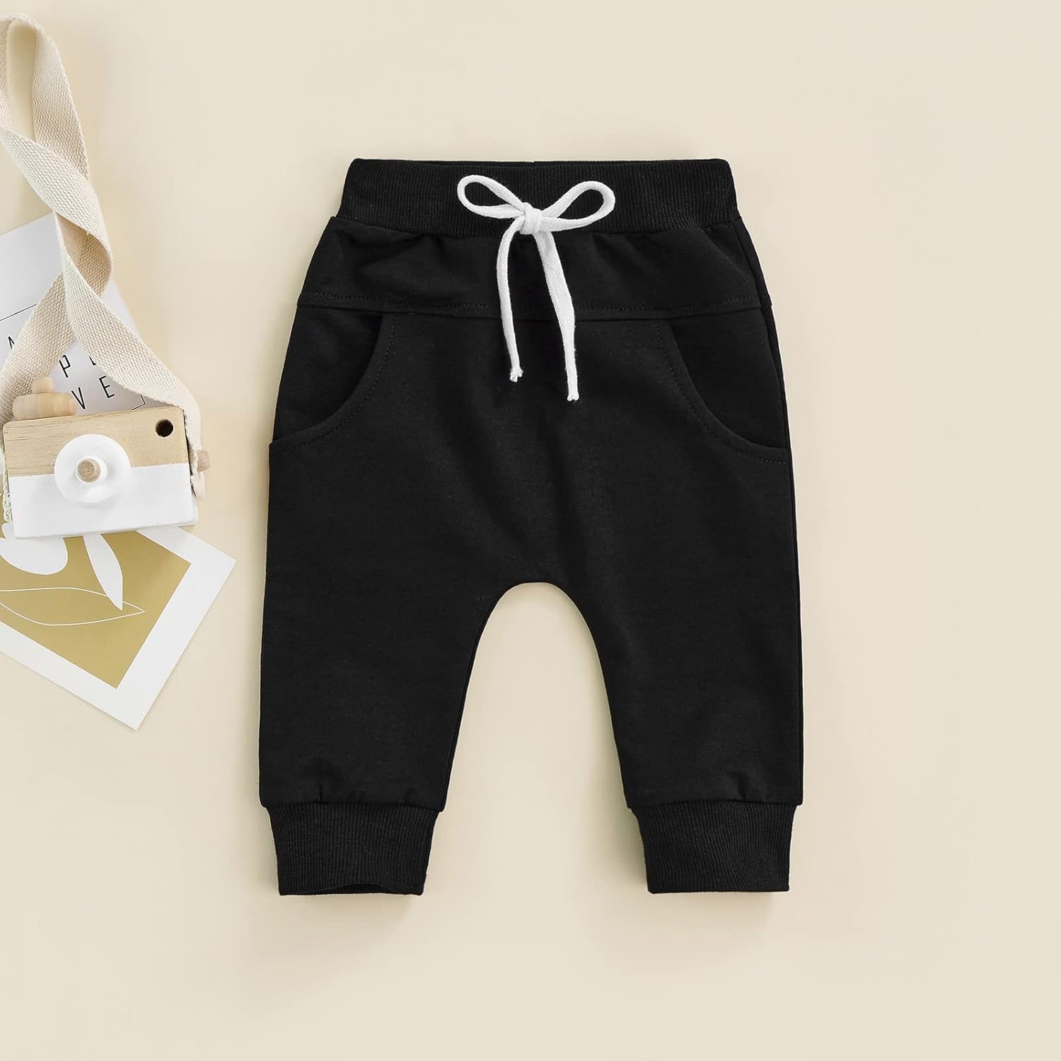 Perfectly Soft Elastic Baby Joggers for Infants