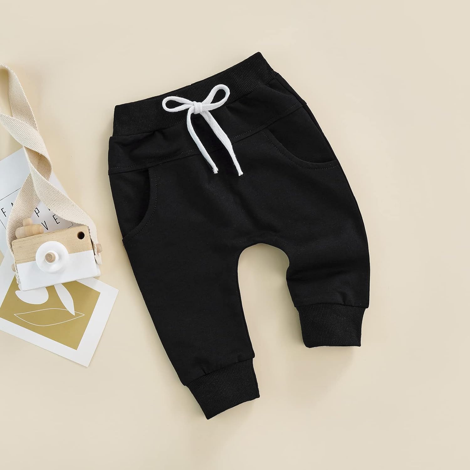 Perfectly Soft Elastic Baby Joggers for Infants