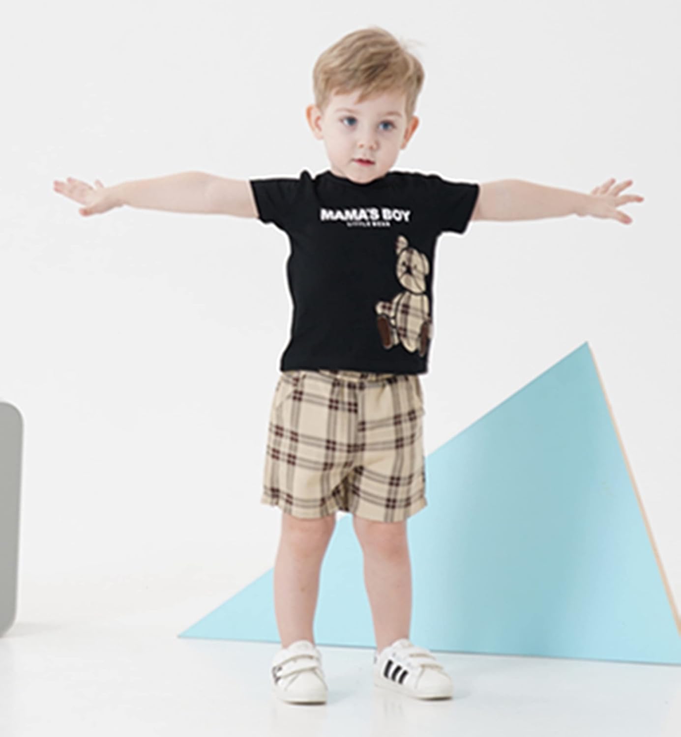 Renotemy Toddler Boy Summer Outfit Set 1
