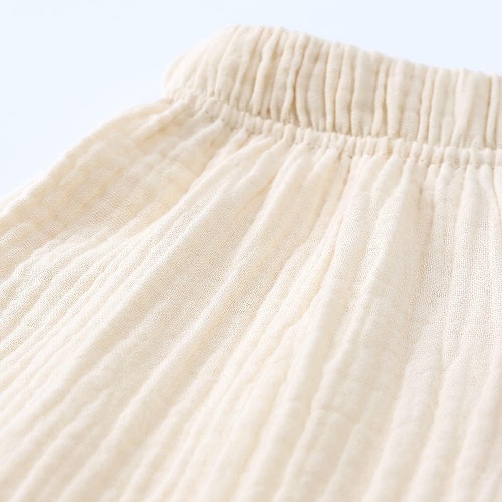 Comfort Style Cotton Linen Trousers for Kids