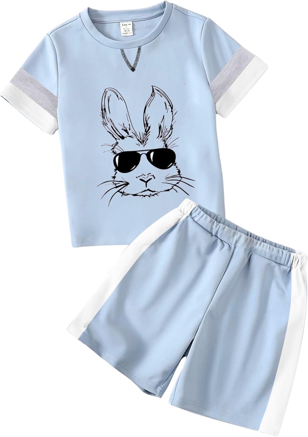 Easter Outfit Toddler Senior Boys - Contrast Side Sleeves