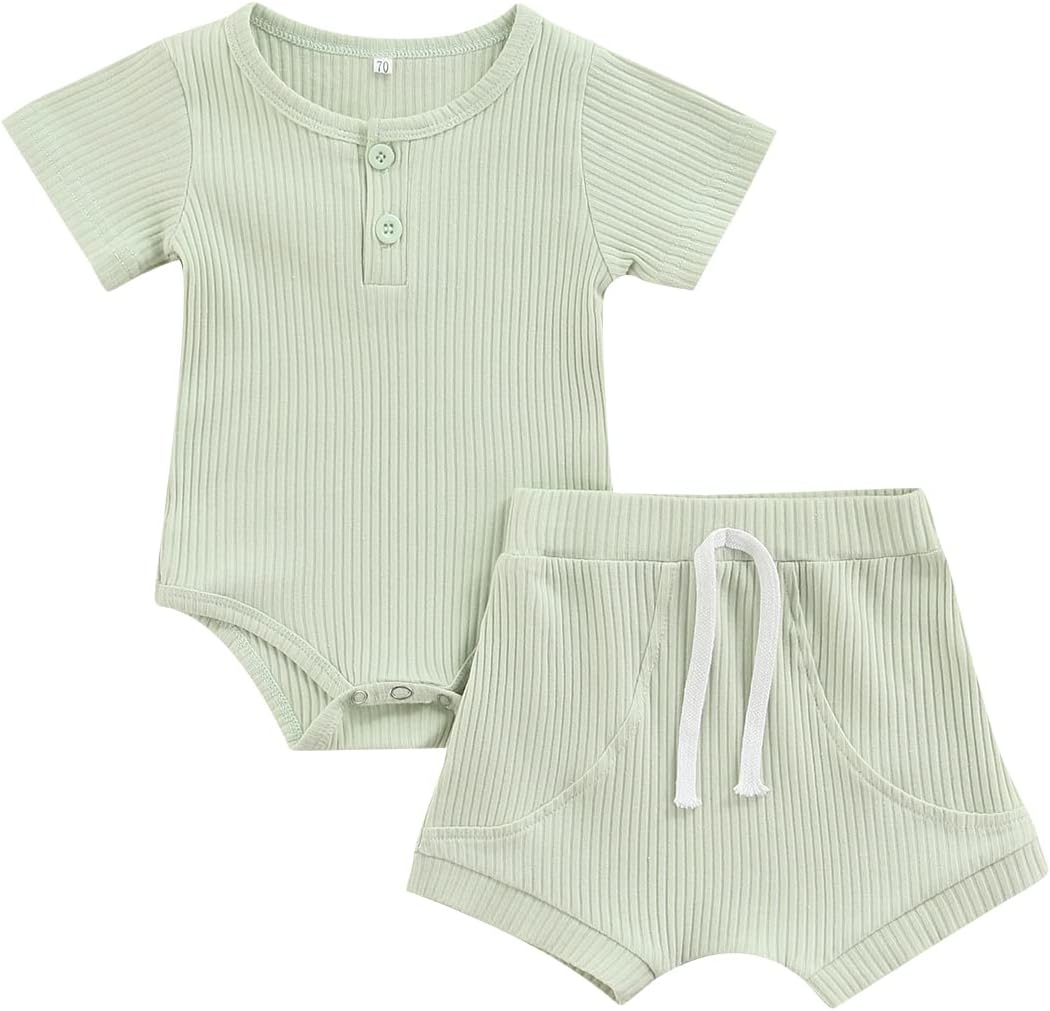 Premium Comfort Baby Ribbed Clothes Set