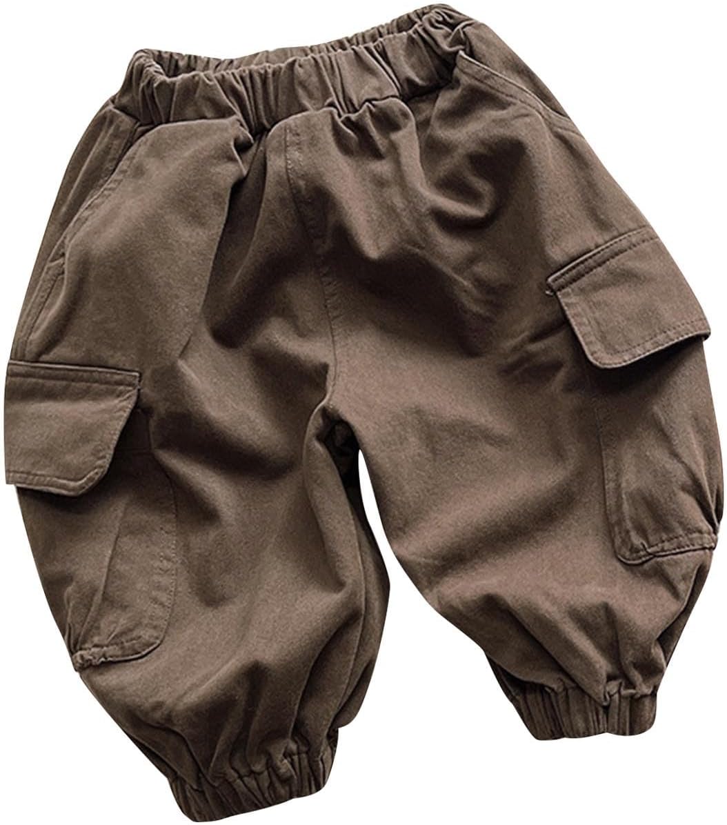 Fridja Baby Fall Winter Cotton Sweatpants with Pockets