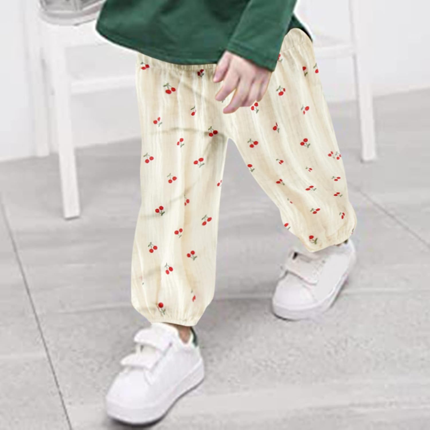 Toddler Boys Loveable Casual Fruity Floral Print Elastic Harem Pants