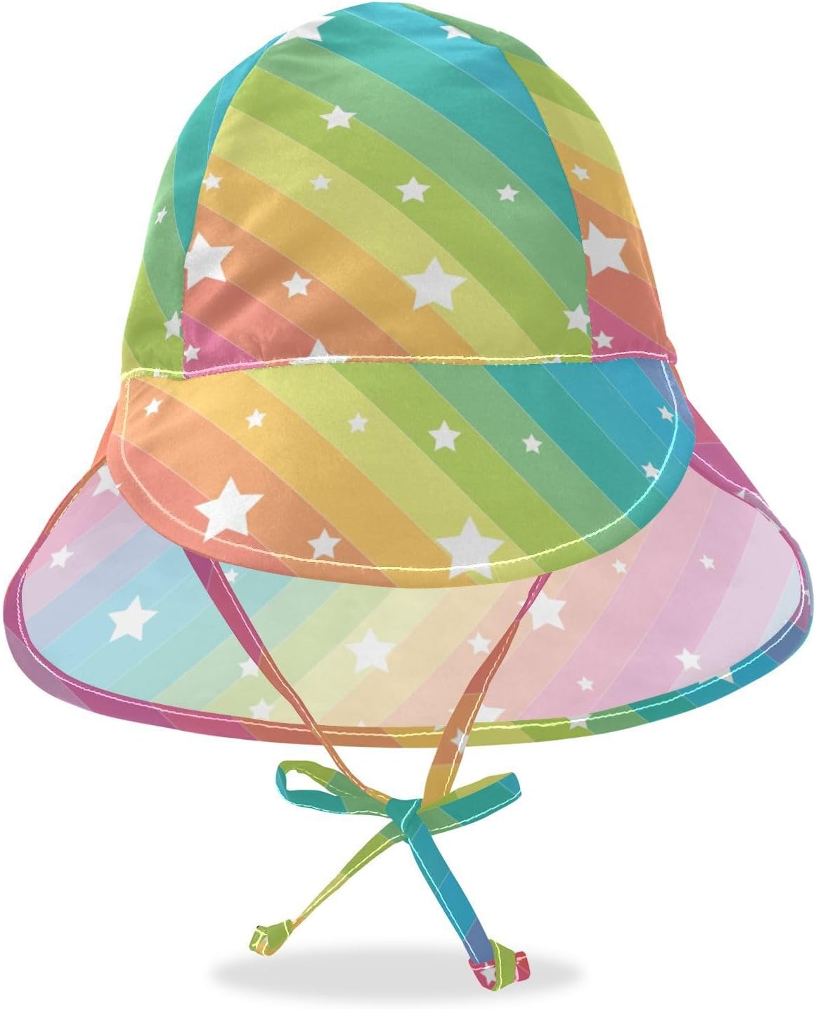 Adjustable UPF 50 Star Beach Hat for Kids