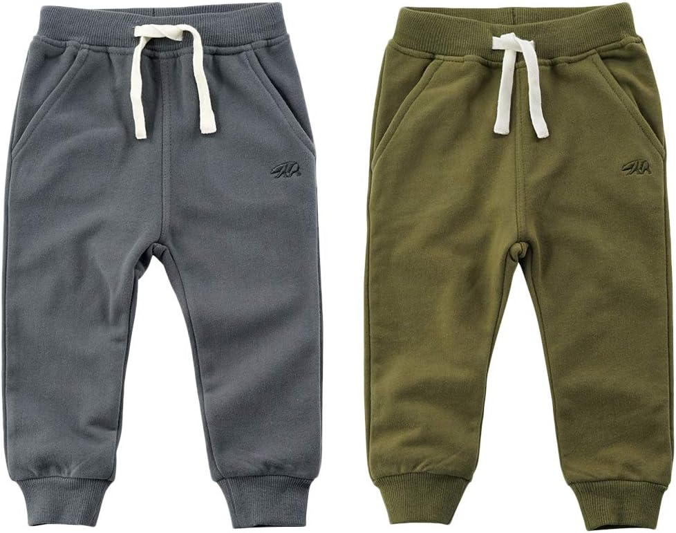 Teach Leanbh Toddler Jogger Pants with Drawstring 1-6T