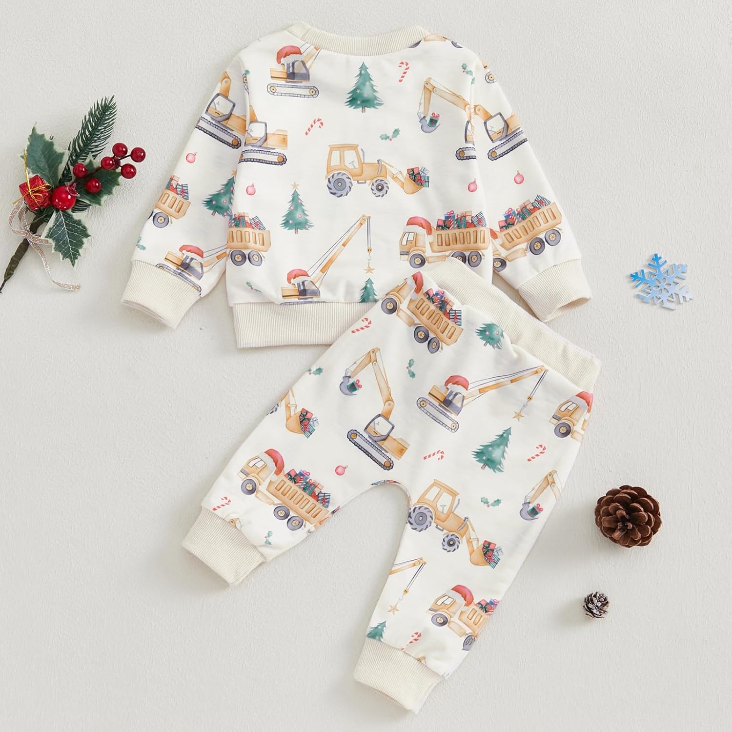 Toddler Boys Track Heart Print Preschool Set