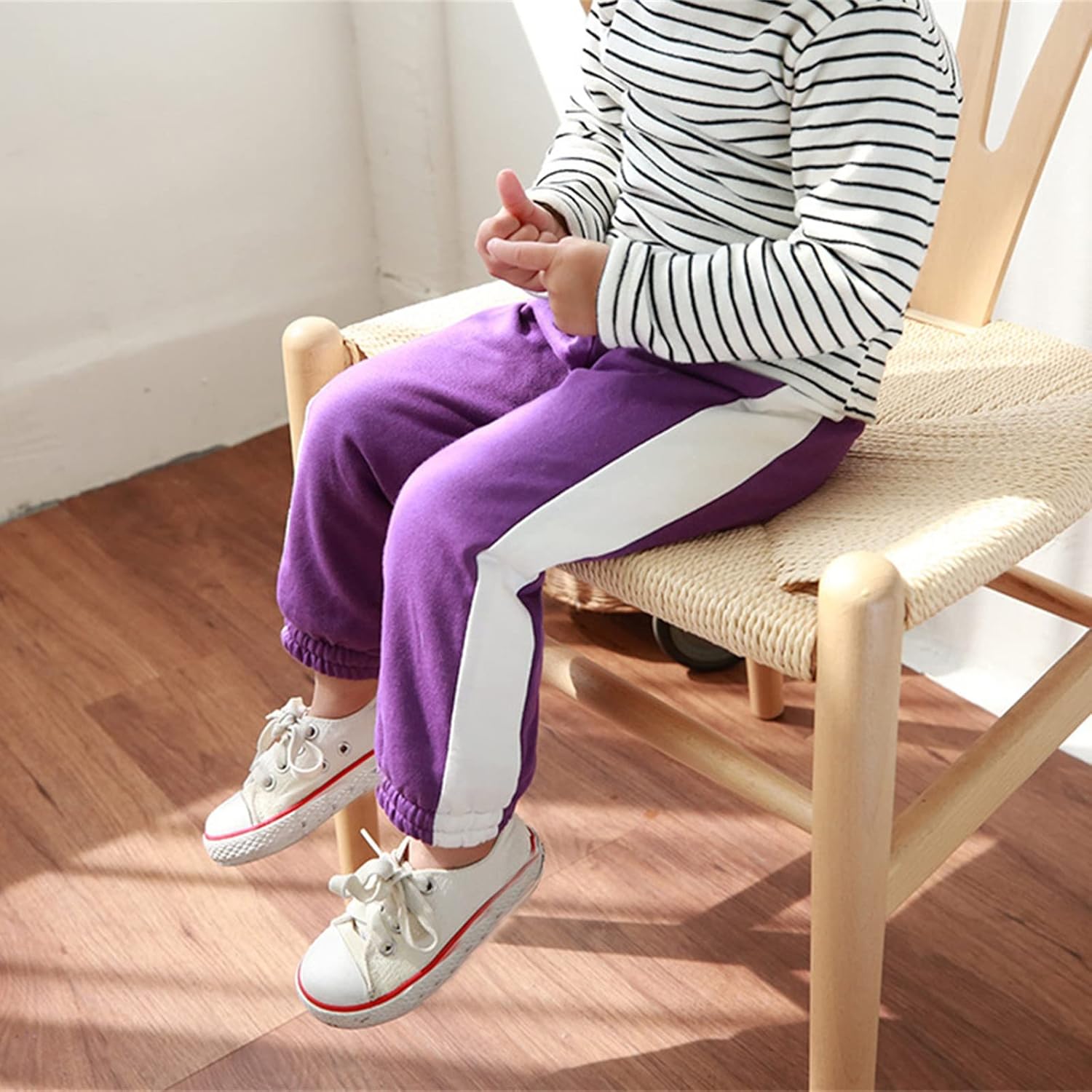 Comfortable Toddler Sweatpants Fleece Lined Active Jogger