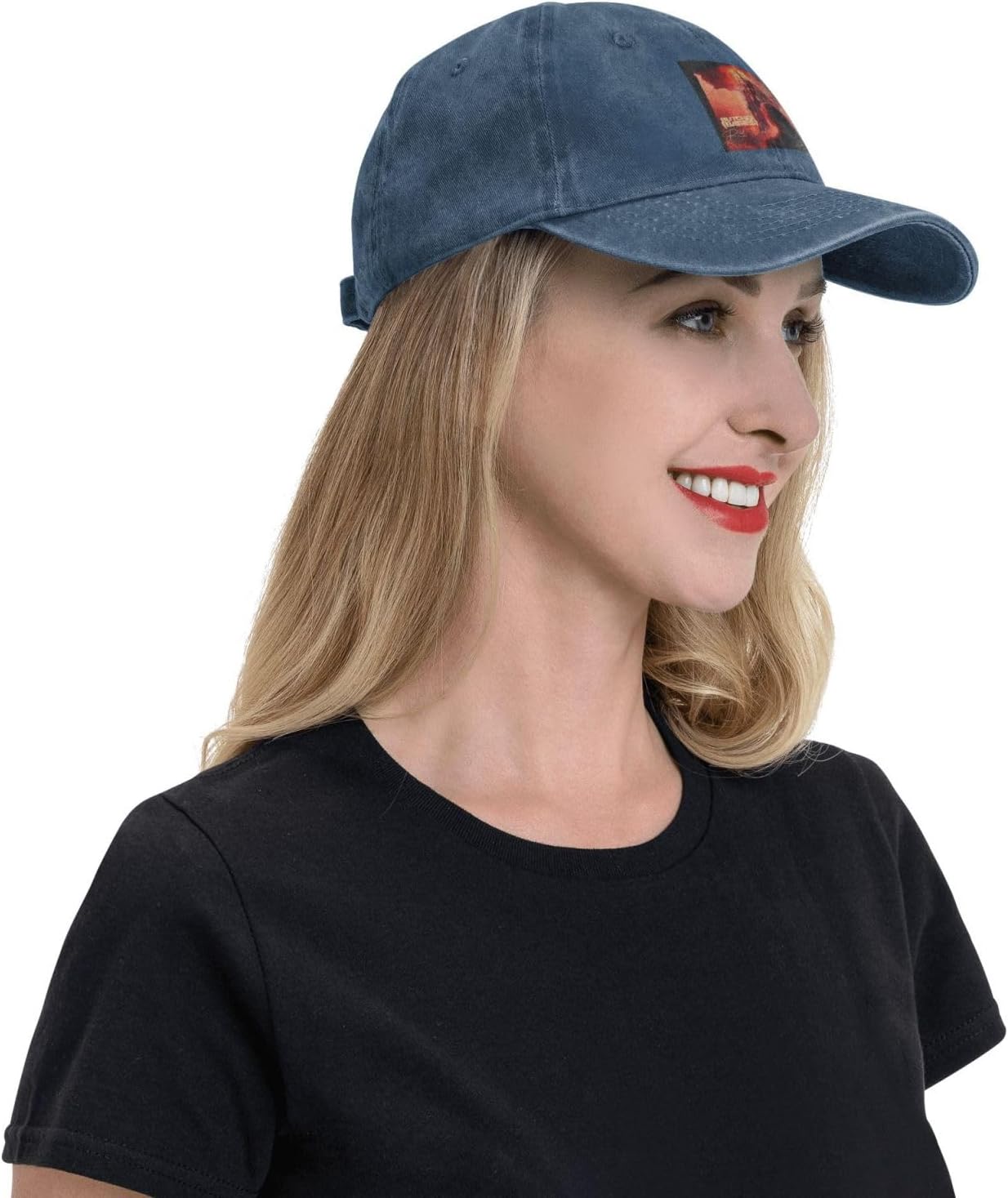 Adjustable Distressed Denim Novelty Hat