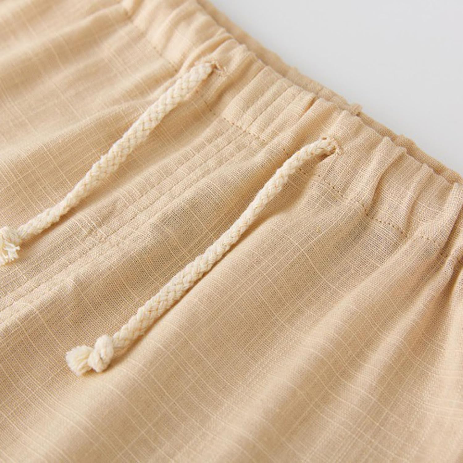 Kids Linen Harem Pants for Boys Girls Spring Summer Lounge