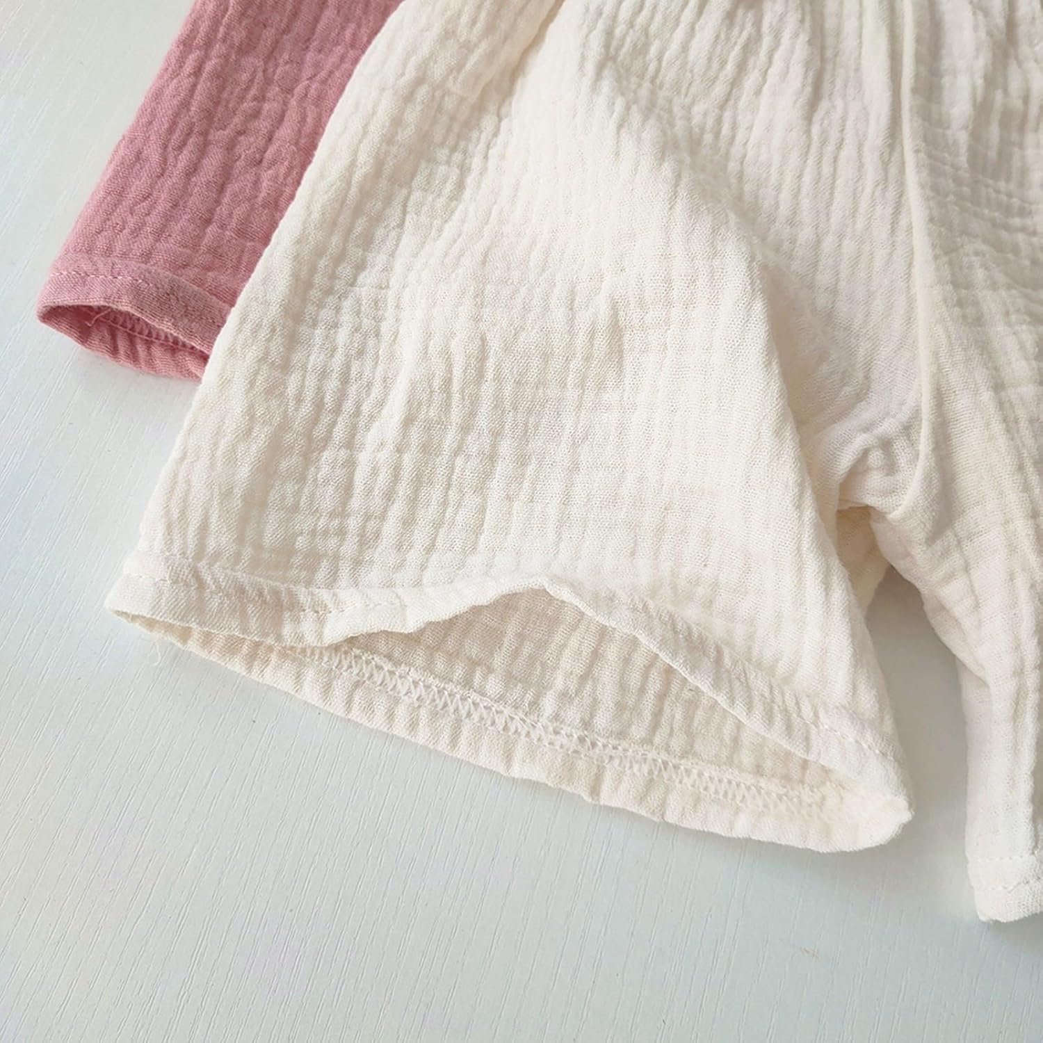 Toddler Cotton Harem Pants with Pockets and Elastic Waist