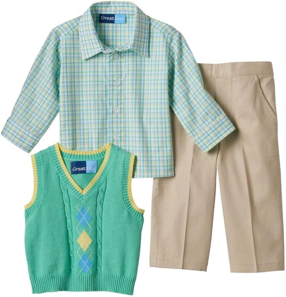 Great Guy Boyssensor vest shirt pants set