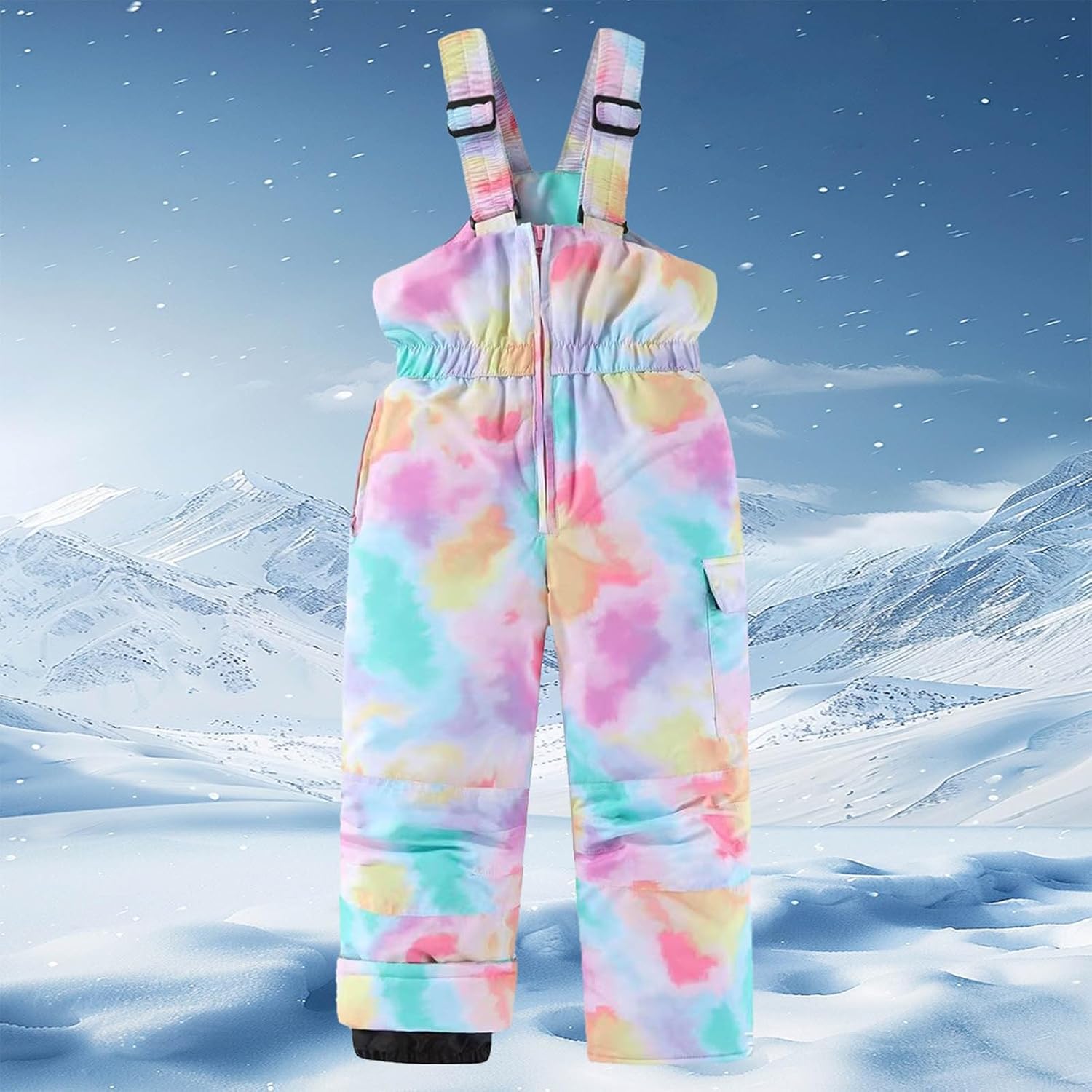 Boys Ski Pants Custom Cut Winter Outdoor Warm Double Board Skis
