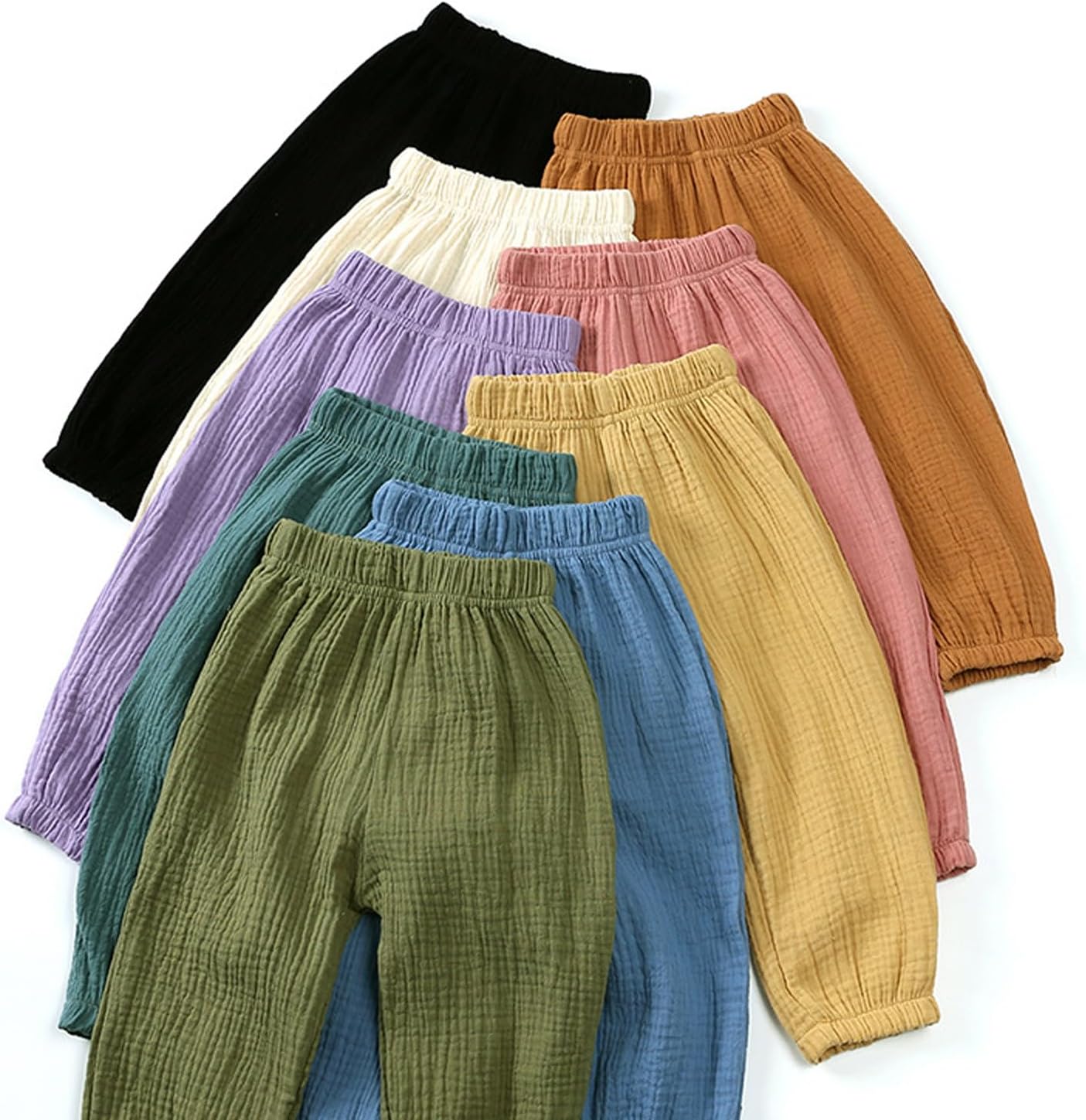 Easygou Toddler Casual FallSpring Break-In Harem Pants with Elastic Waist 1-8T