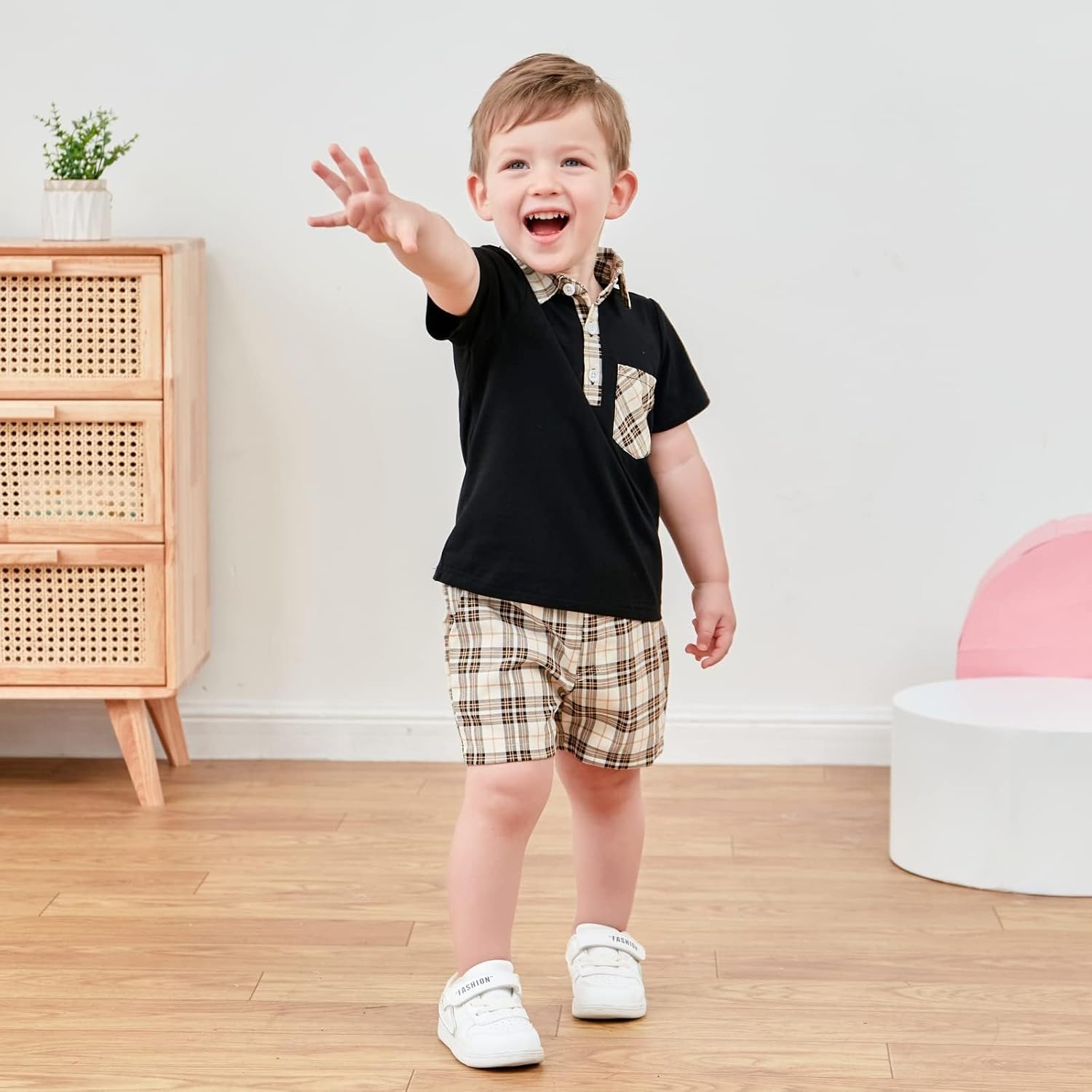 Stylish 2T-5T Baby Polo Set