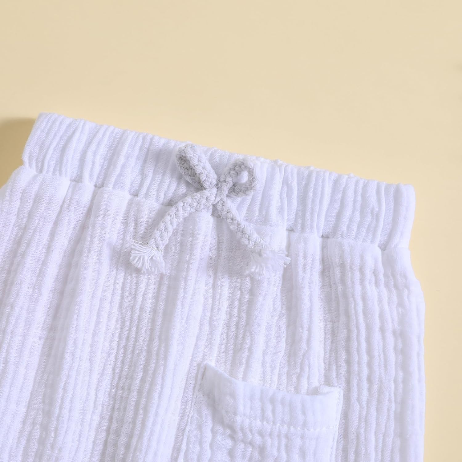 Ultra-soft cotton combinations toddler boys girl drawstring waistpants
