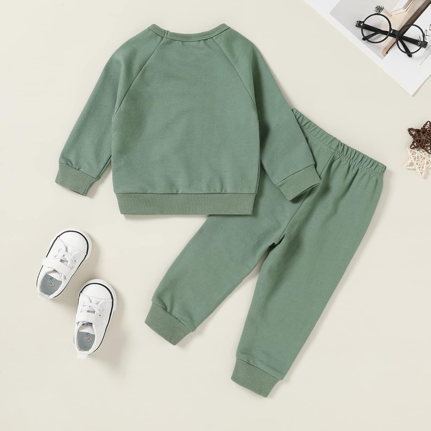 Happy Town Toddler Fall Outfits Set for Boys Girls