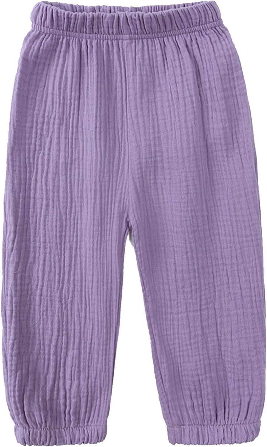 Chic and Comfy Cotton Linen Pants for Kids