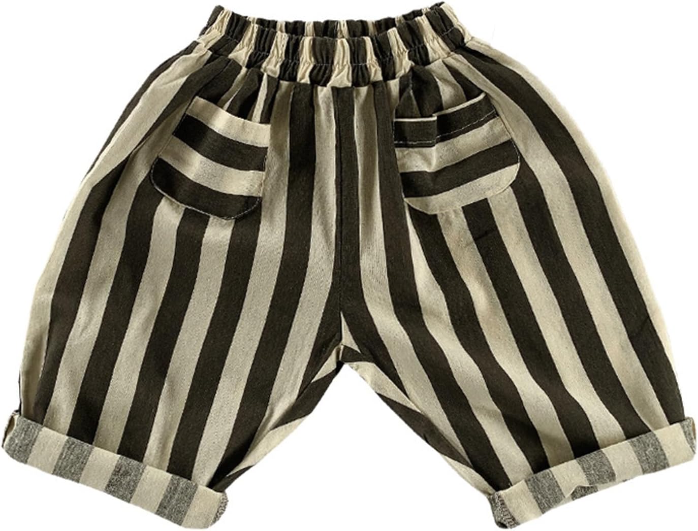 Boys Cotton Linen Harem Printable Joggers 0-24 Months