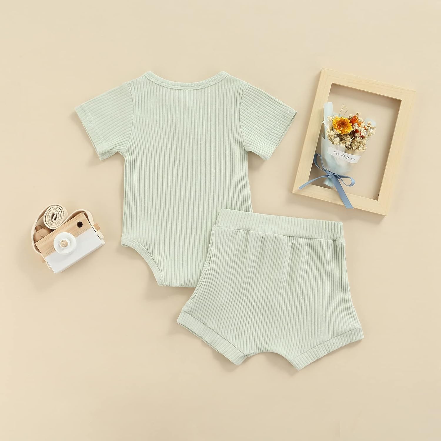 Premium Comfort Baby Ribbed Clothes Set
