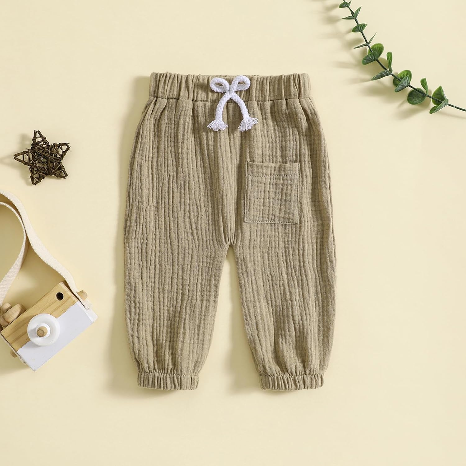 Pudcoco Toddler Cotton Pants