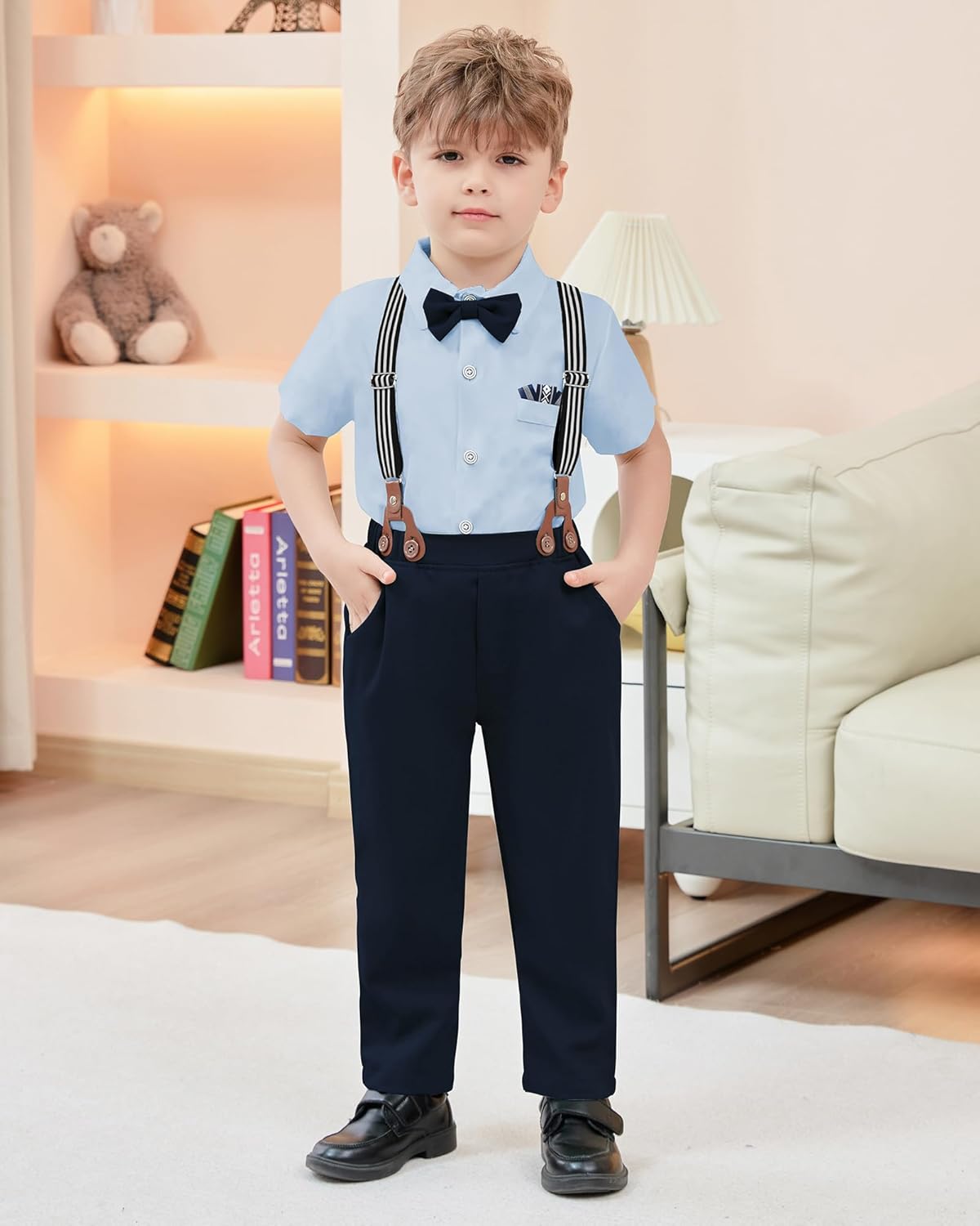 Sanmio Toddler Baby Boy Clothes Suit Gentleman Wedding Outfits